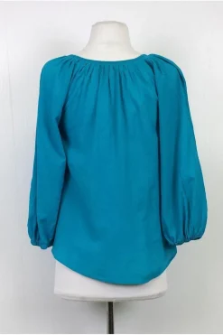 Joie - Bright Blue Cotton Blouse Sz XS