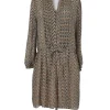 Joie - Brown & Teal Silk Dress Sz XS
