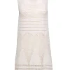 Joie - Cream Crochet Sleeveless Dress w/ Fringe Hem Sz XXS