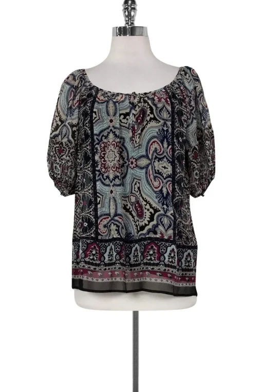 Joie - Midnight Silk Kimmie Top Sz XS