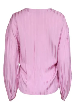 Joie - Pink Lavender Balloon Blouse w/ Front Buttons Sz M