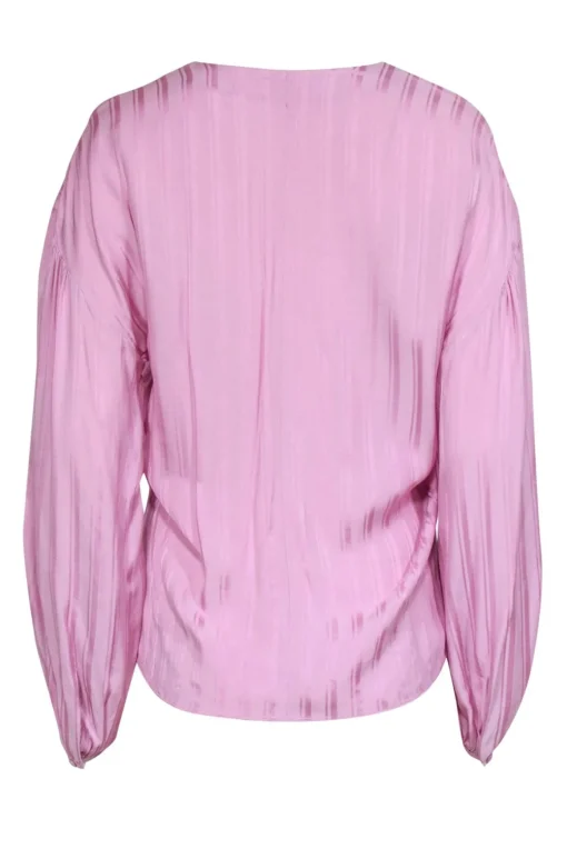 Joie - Pink Lavender Balloon Blouse w/ Front Buttons Sz M