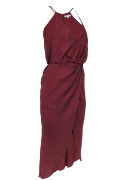 Joie - Rust Red Tulip Front Midi Dress Sz S