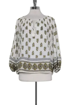 Joie - Shalyn Tulum Yellow Blouse Sz S
