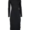 Jonathan Simkhai - Black Wool Blend Dress w/ Hardware Trim Sz S