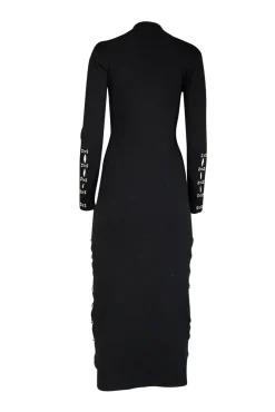 Jonathan Simkhai - Black Wool Blend Dress w/ Hardware Trim Sz S