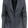 Joseph - Gray Heathered Single Button Blazer Sz 10