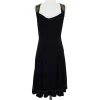 Just Cavalli - Black & Gold Sleeveless Dress Sz 8