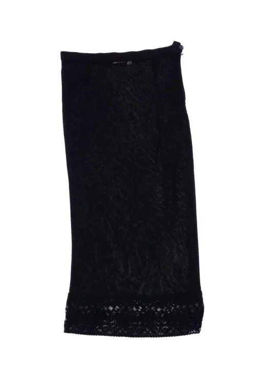 Karl Lagerfeld - Black Skirt Slip w/Lace Hem Sz 8