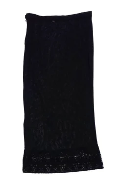 Karl Lagerfeld - Black Skirt Slip w/Lace Hem Sz 8