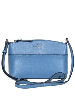 Kate Spade - Baby Blue Textured Leather Crossbody