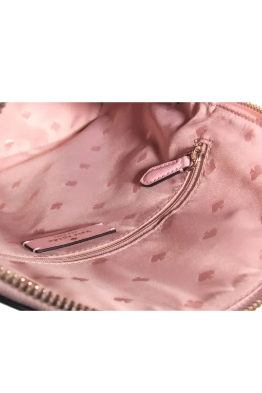 Kate Spade - Baby Pink Textured Backpack w/ Outside Pocket & Top Handle