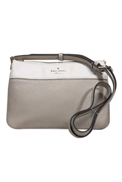 Kate spade - Beige & Cream Pebbled Leather Crossbody Bag
