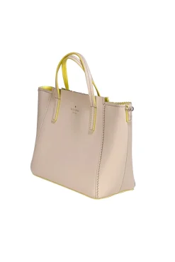 Kate Spade - Beige Scallop Trim Satchel Bag