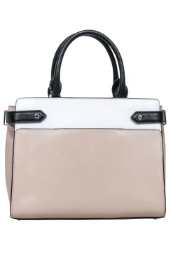 Kate Spade - Beige, White & Black Saffiano 