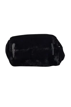 Kate Spade - Black Faux Fur Medium Tote