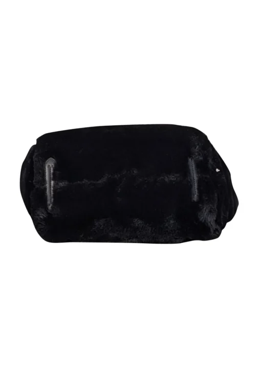 Kate Spade - Black Faux Fur Medium Tote