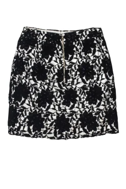Kate Spade - Black Lace Miniskirt w/ White Lining Sz 2