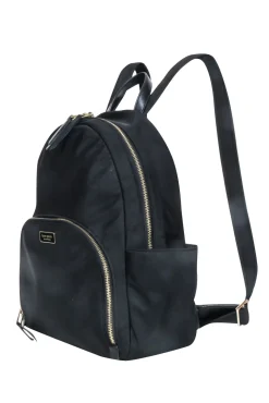 Kate Spade - Black Nylon Zip Around Backpack