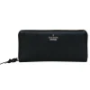 Kate Spade - Black Pebbled Leather Zip-Around Wallet