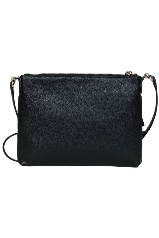 Kate Spade - Black Pebbled Leather Crossbody Bag