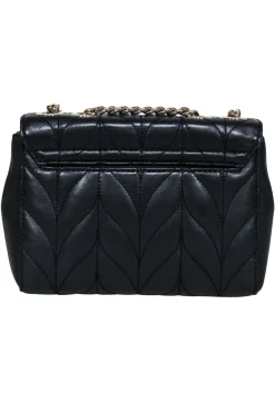 Kate Spade - Black Quilted Leather Crossbody Bag