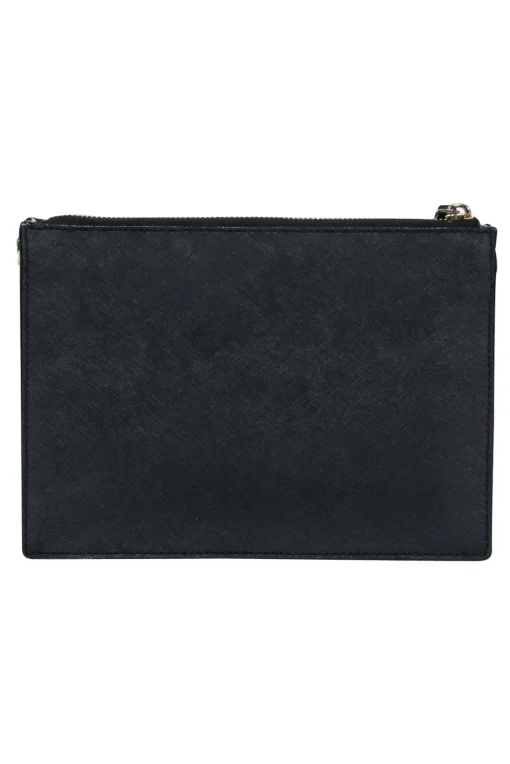 Kate Spade - Black Saffiano Leather Rectangular Crossbody Bag