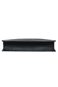Kate Spade - Black Saffiano Leather Rectangular Crossbody Bag