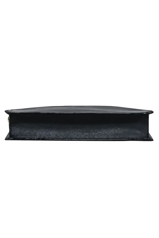 Kate Spade - Black Saffiano Leather Rectangular Crossbody Bag