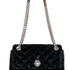 Kate Spade - Black Velvet Quilted Crossbody Bag