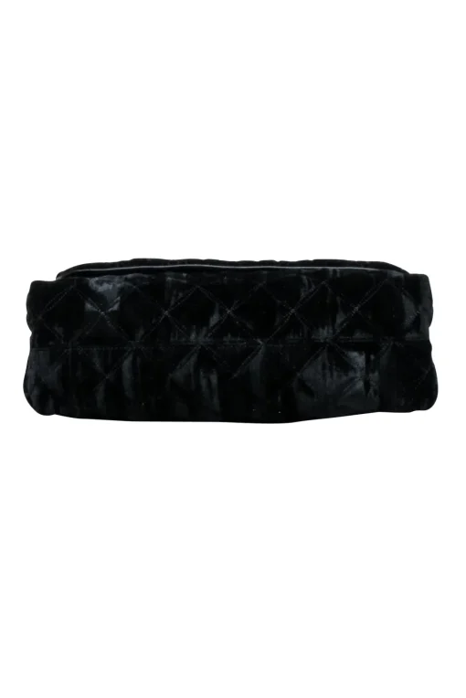 Kate Spade - Black Velvet Quilted Crossbody Bag