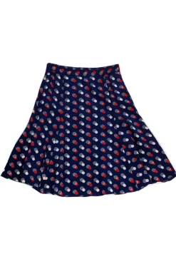 Kate Spade - Blue Circle Print Skirt Sz 2