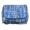 Kate Spade - Blue Quilted Tweed Mini "Emelyn" Crossbody Bag