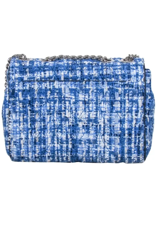 Kate Spade - Blue Quilted Tweed Mini "Emelyn" Crossbody Bag
