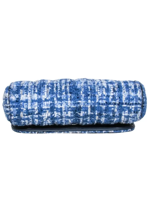 Kate Spade - Blue Quilted Tweed Mini "Emelyn" Crossbody Bag