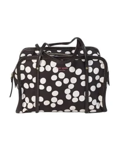 Kate Spade - Brown & White Polka Dot Print Shoulder Bag