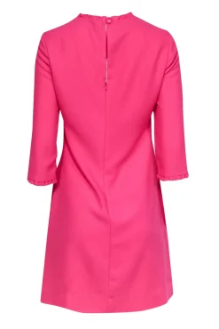 Kate Spade - Bubblegum Pink A-Line Dress w/ Ruffled Trim Sz 6