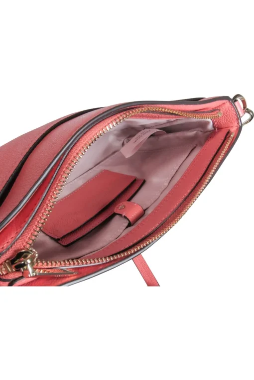 Kate Spade - Coral Pink Pebbled Leather Crossbody Bag