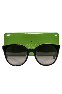 Kate Spade - Dark Brown Round Sunglasses