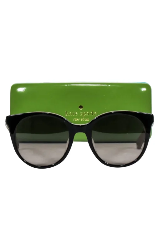 Kate Spade - Dark Brown Round Sunglasses
