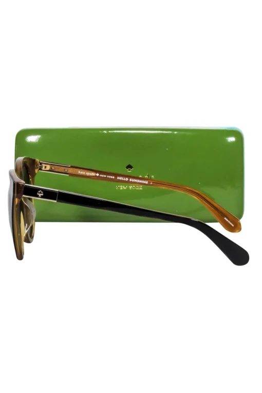 Kate Spade - Dark Brown Round Sunglasses
