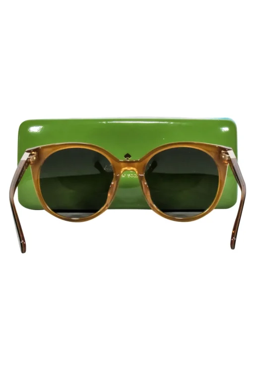Kate Spade - Dark Brown Round Sunglasses