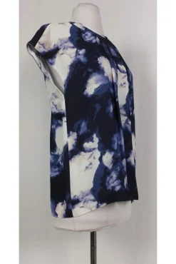 Kate Spade - Dusk Clouds Crepe Top Sz 8