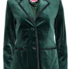 Kate Spade - Emerald Green Velvet Blazer Sz 2