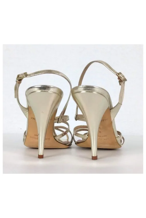 Kate Spade - Gold Strappy Heels Sz 8