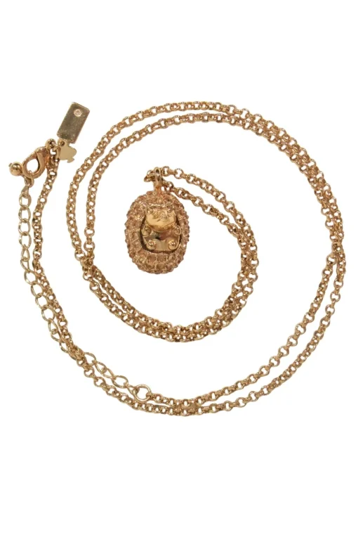 Kate Spade - Gold-Toned Gem Hedgehog Pendant Necklace