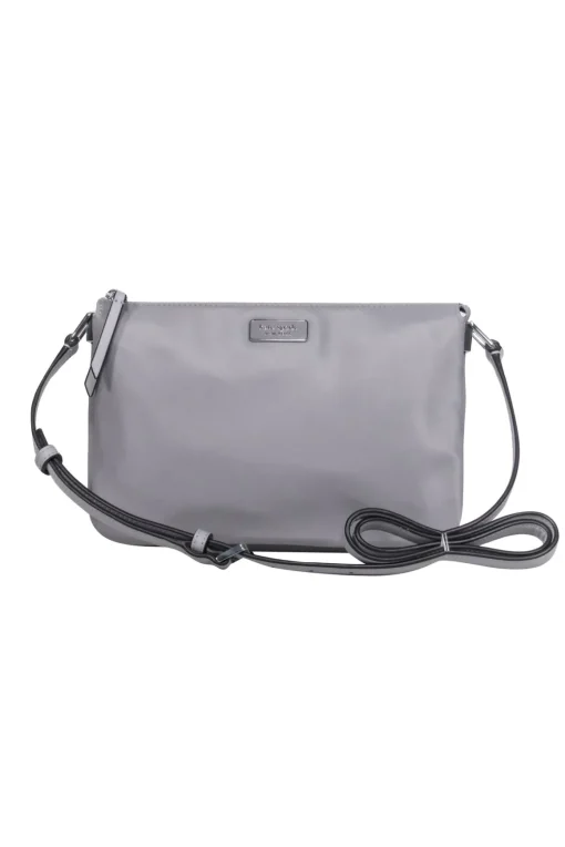 Kate Spade - Grey Nylon Triple Gusset Crossbody Purse