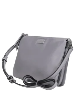 Kate Spade - Grey Nylon Triple Gusset Crossbody Purse