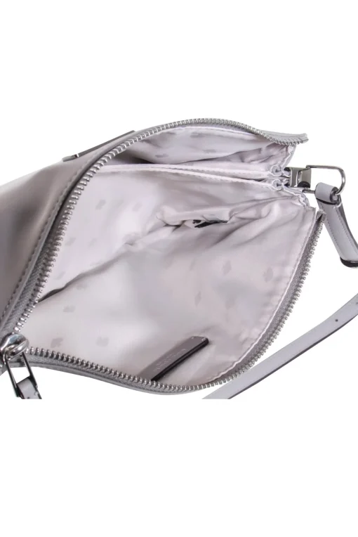Kate Spade - Grey Nylon Triple Gusset Crossbody Purse