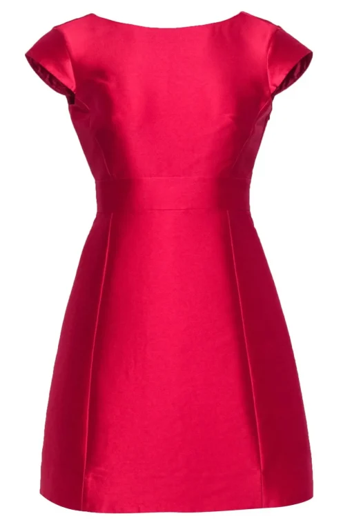 Kate Spade - Hot Pink Cap Sleeve Open Back Mini Cocktail Dress Sz 2